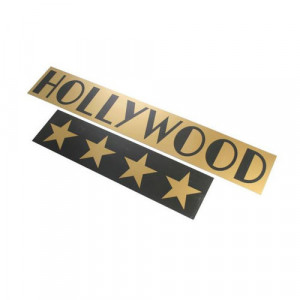 16ft Wide Hollywood Sign & Stars