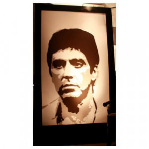 Al Pacino (Scarface) Silhouette Panel