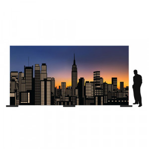 City Skyline New York Backdrop