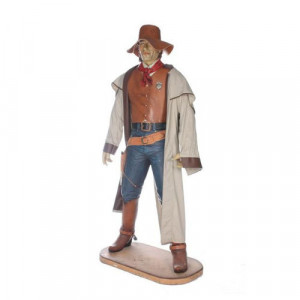 Cowboy - life size resin cast