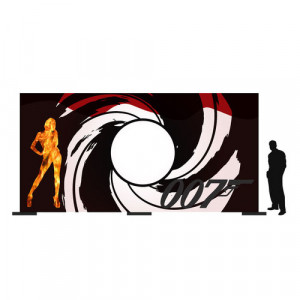 James Bond Backdrop 1 (6Mx3M)