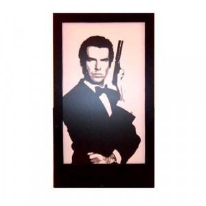 Pierce Brosnan Silhouette Panel