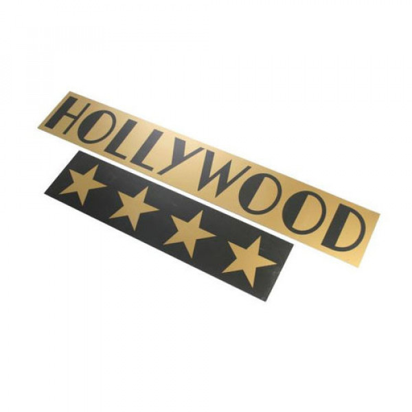 16ft Wide Hollywood Sign & Stars