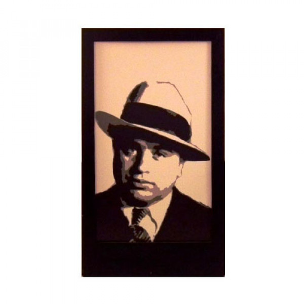 Al Capone Silhouette Panel