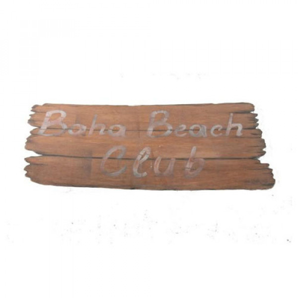 Baha Beach Club Sign