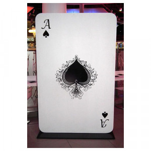 Giant Ace of spades prop