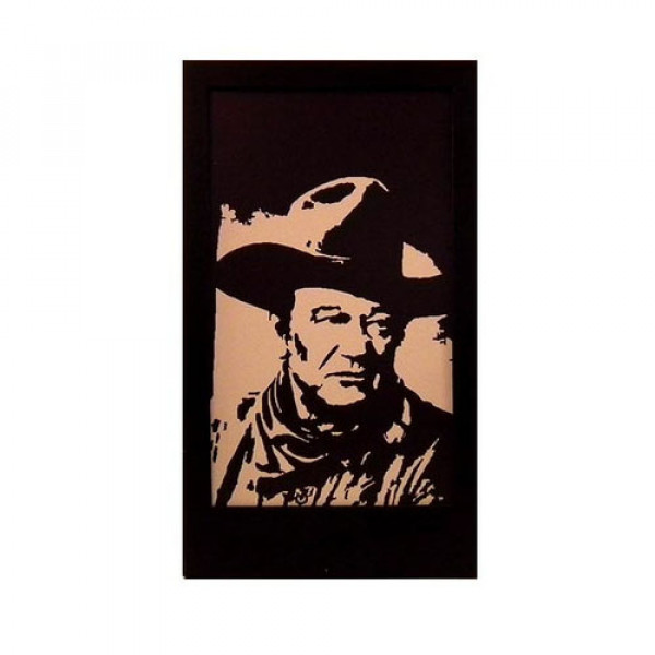 John Wayne Silhouette Panel