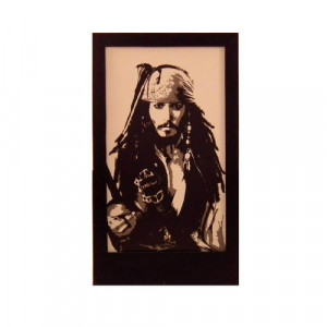 Jonny Depp (Jack Sparrow) Silhouette Panel
