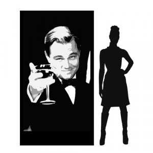 Leonardo De Caprio (Gatsby) Silhouette Panel