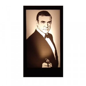 Sean Connery Silhouette Panel