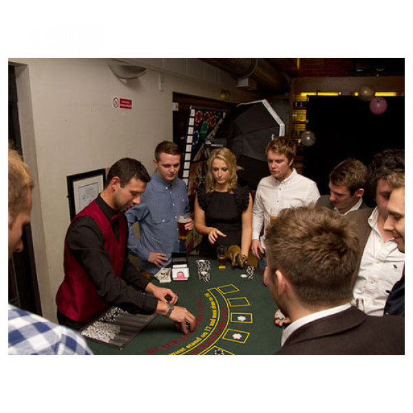 Studd Poker Casino Table with Croupier
