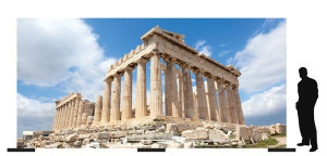 Parthenon Greek Backdrop